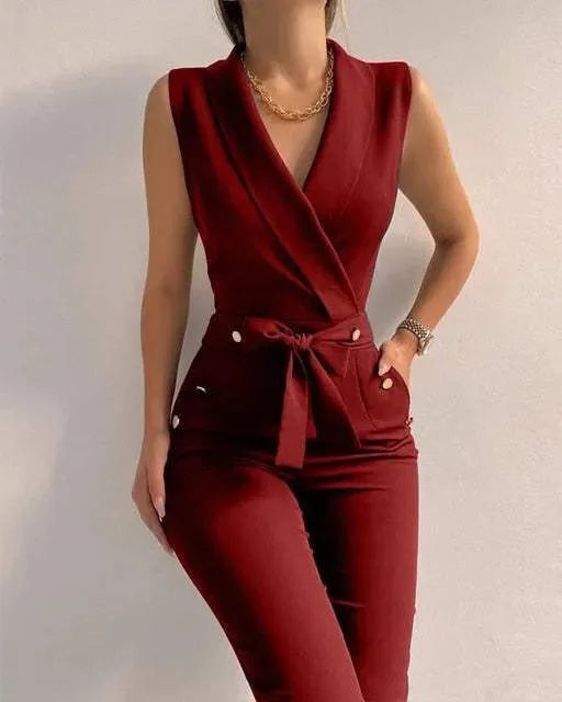 CD | Top elegant cache coeur cu pantaloni asortați