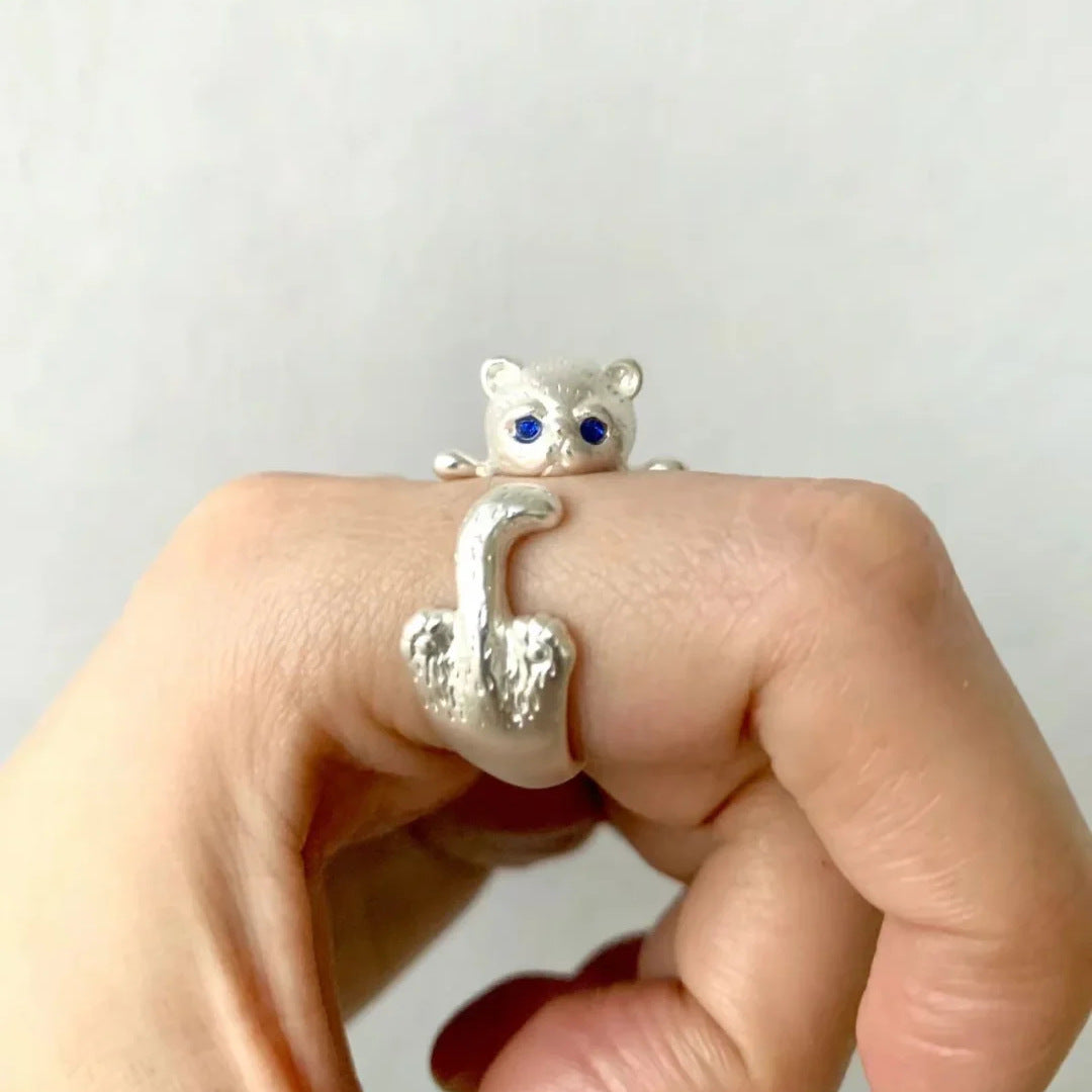 Whimsical Cat Ring