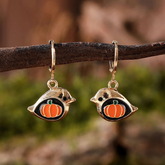 Whimsical Pumpkin Earrings