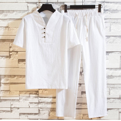 CD | Set cămașă și pantaloni de zi cu zi pentru bărbați