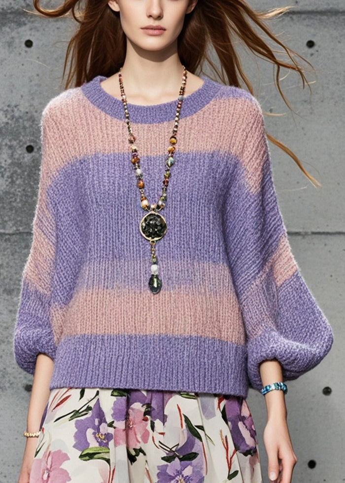 Gradient Color Cozy Knit Sweaters Fall