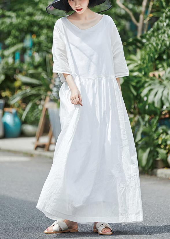 White Dresses Kaftan Sundress