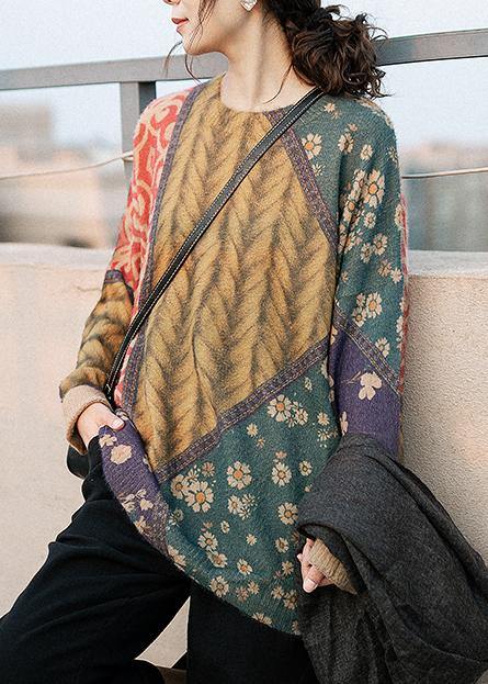 Clothes O Neck Asymmetric Sweaters
