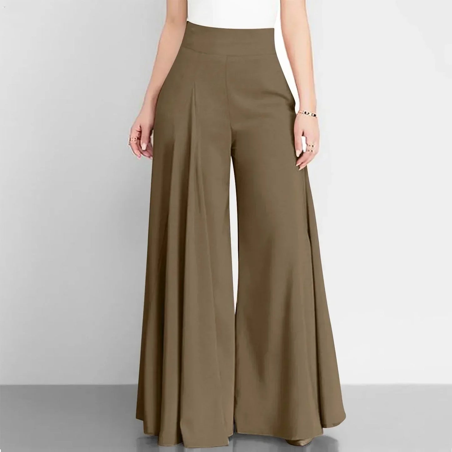 CD | Pantaloni eleganți cu talie înaltă