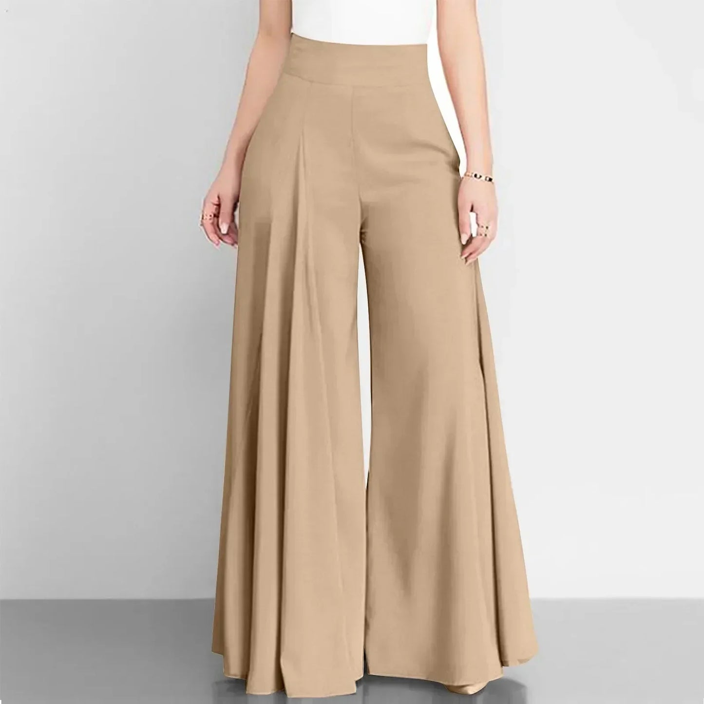 CD | Pantaloni eleganți cu talie înaltă