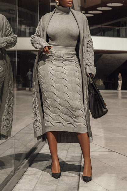 CD | Cardigan de iarnă relaxat și elegant