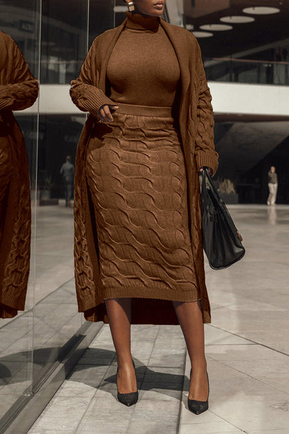 CD | Cardigan de iarnă relaxat și elegant