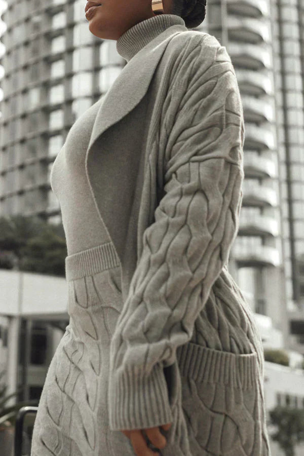 CD | Cardigan de iarnă relaxat și elegant