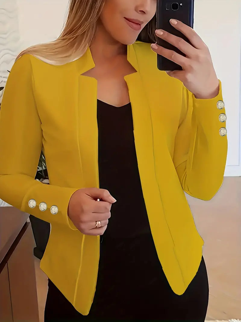CD | Blazer cu mânecă lungă și butonieră deschisă pentru primăvară