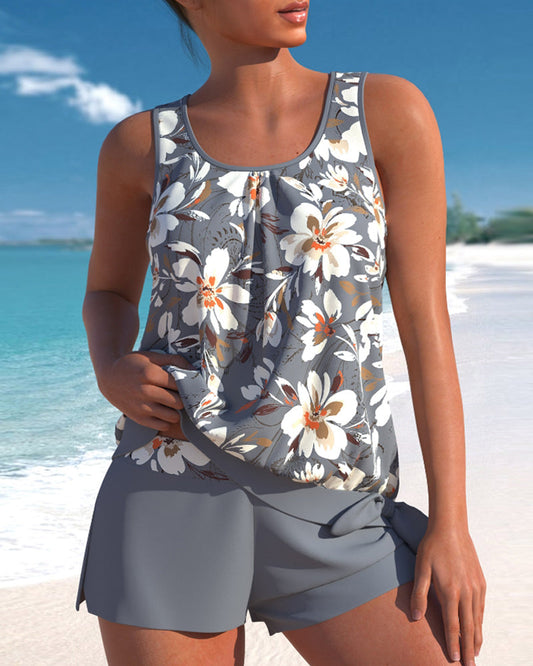 CD | Tankini cu imprimeu floral
