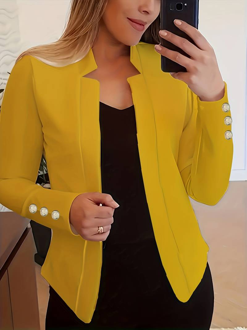 CD | blazer casual cu mâneci lungi și nasturi