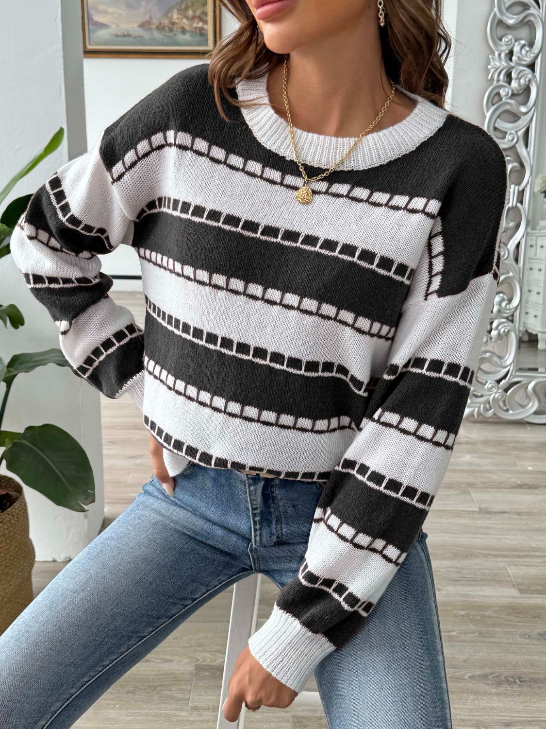 CD | Pulover casual și confortabil