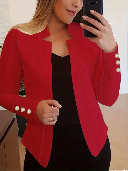 CD | Blazer cu mânecă lungă și butonieră deschisă pentru primăvară