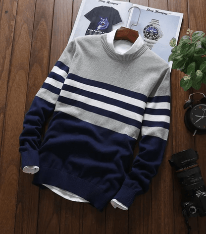 CD | Pulover casual din lână pentru bărbați
