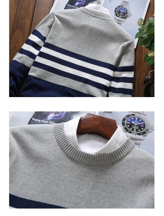 CD | Pulover casual din lână pentru bărbați