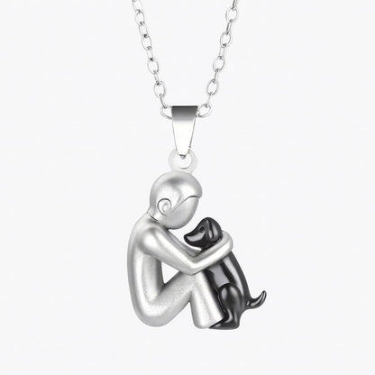 Hug Pendant Necklace