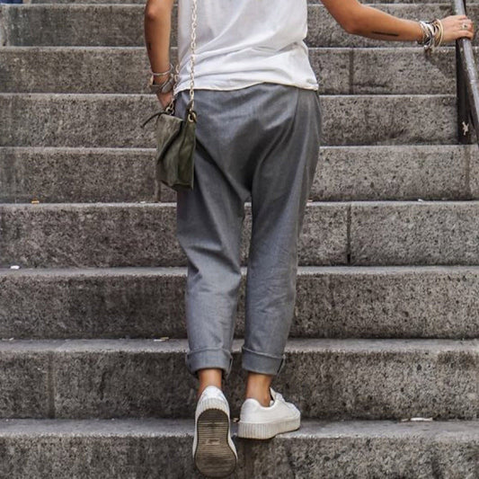 CD | Pantaloni casual din in