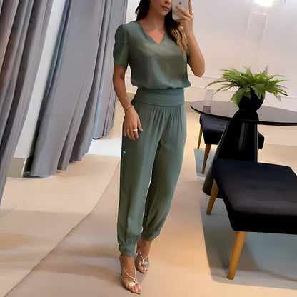 CD | Bluză elegantă și pantaloni set