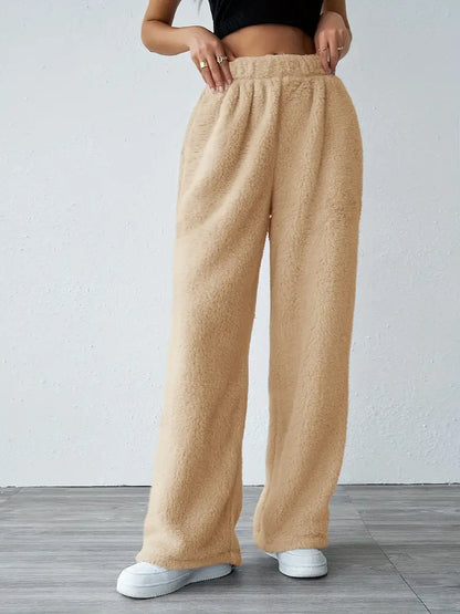 CD | Pantaloni casual fleece pentru femei
