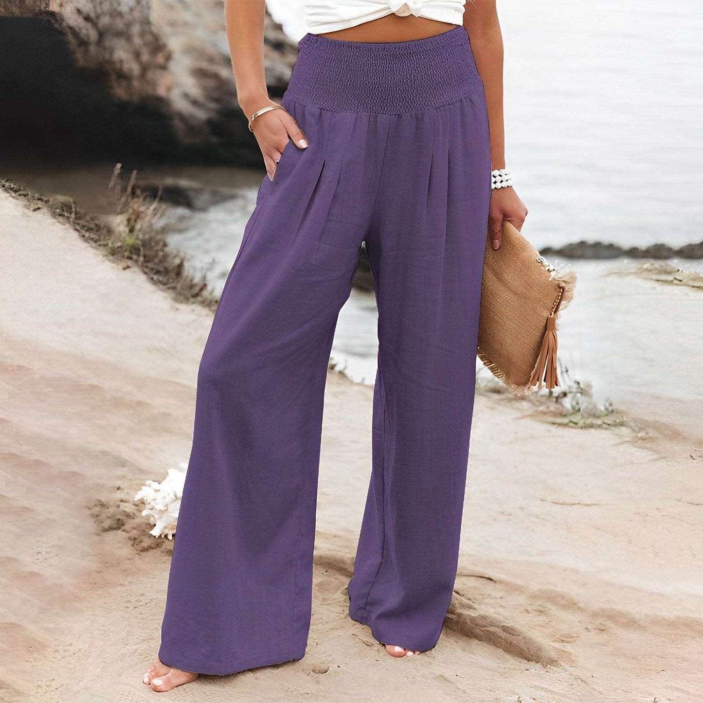 CD | Coll™ Pantaloni cu picior lat