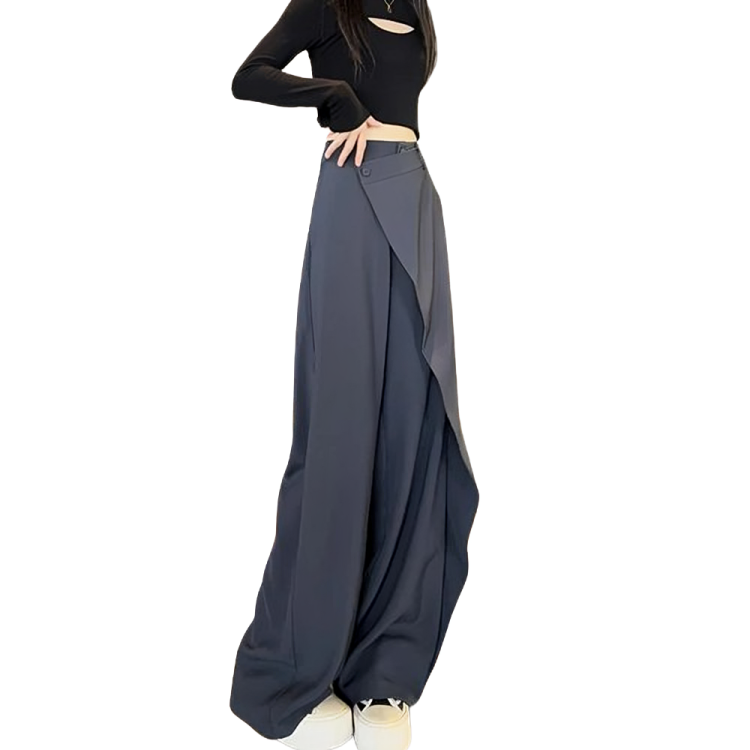 CD | Pantaloni neregulate patchwork pentru femei