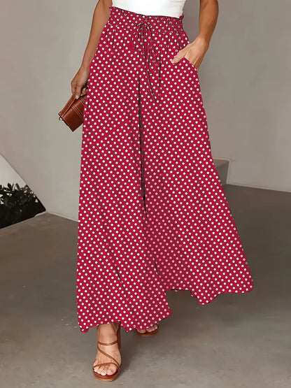 CD | Pantaloni eleganți și șic cu picior lat