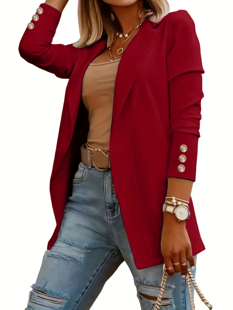 CD | Blazer elegant cu mânecă lungă pentru primăvară