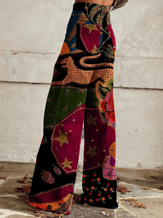 CD | Bertha™ pantaloni de agrement cu imprimeu vintage