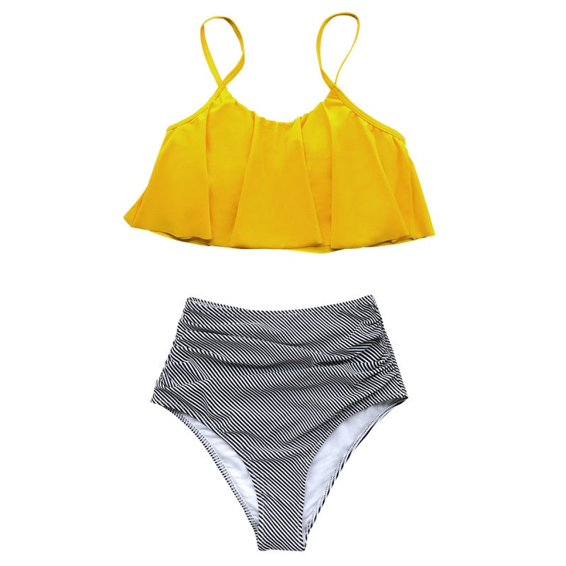 CD | Bikini colorat cu volane