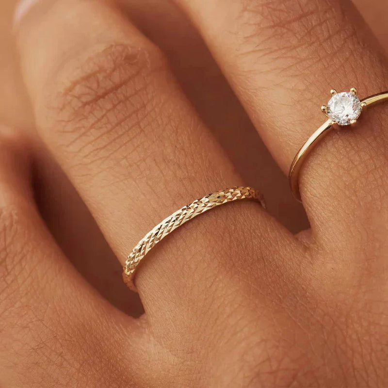 Gold Ameline Trellis Ring