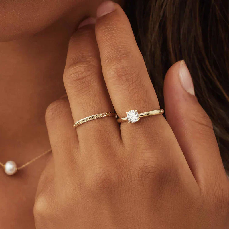 Gold Ameline Trellis Ring