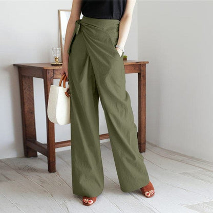 CD | Pantaloni eleganți cu talie înaltă