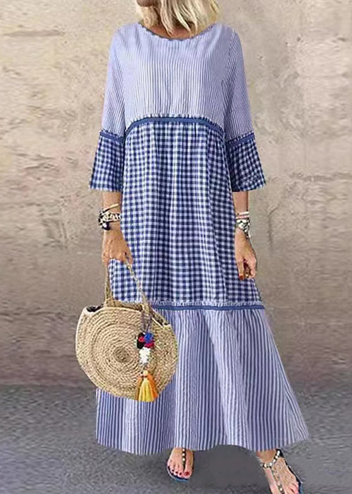 Summer Green Flowers Print Short Sleeve Dress