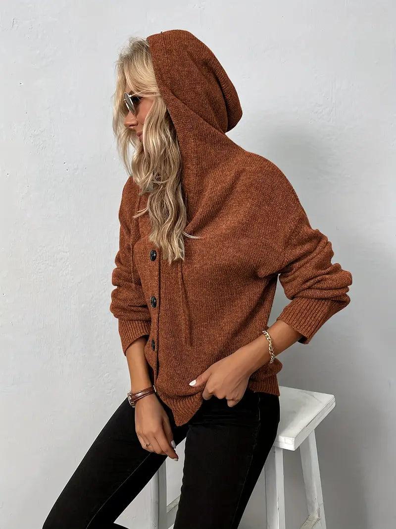 CD | Cardigan de iarnă casual și relaxat