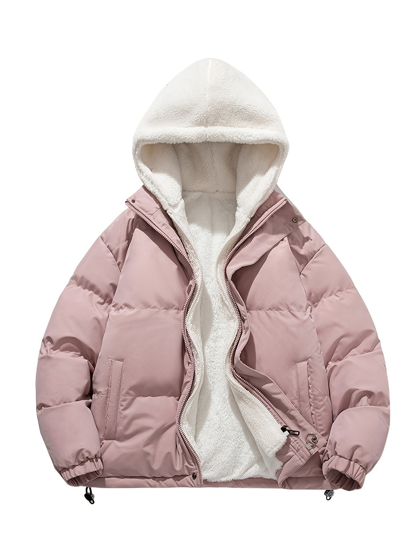 CD | Jachetă puffer căptușită cu fleece