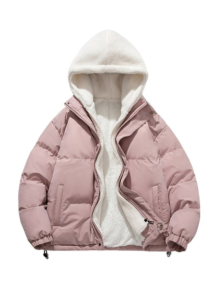 CD | Jachetă puffer căptușită cu fleece