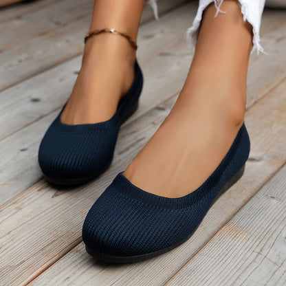 CD | Cap rotund Femei Flats