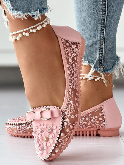 CD | Flats elegante, florale