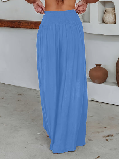 CD | Pantaloni casual cu picioare largi