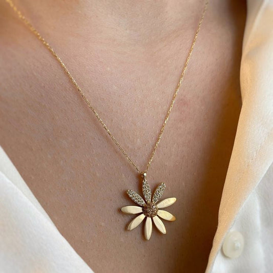 Daisy Bright Flower Necklace
