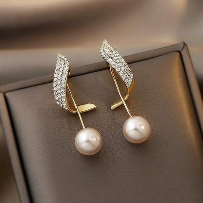 Pearl Earrings In Gold