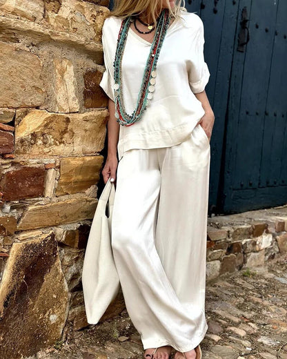 CD | Set eleganță cu bluză și pantaloni