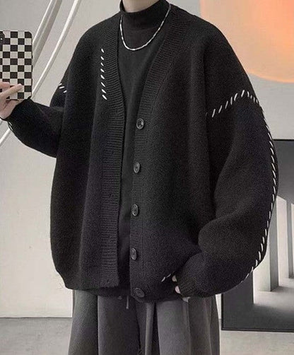 CD | Pulover cardigan cu decolteu în V Vintage