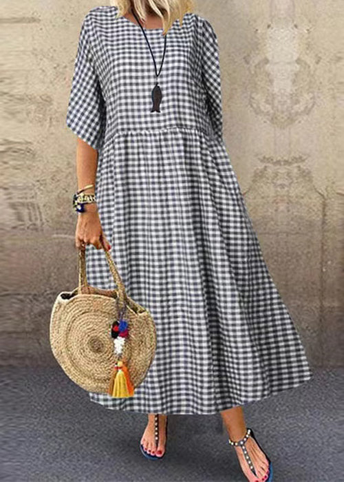 Summer Red Geometry Print Short Sleeve Dress