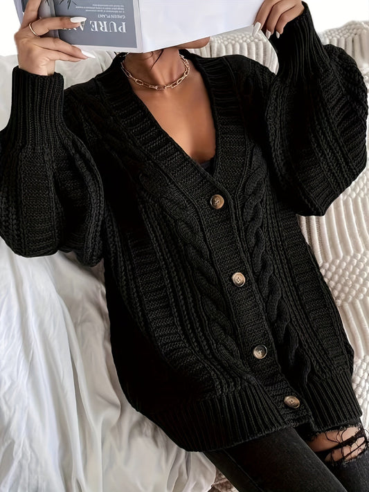 CD | Cardigan de iarnă relaxat și elegant