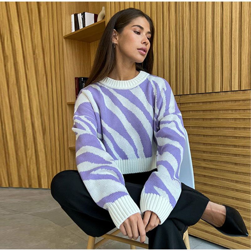 CD | Pulover general casual și relaxat
