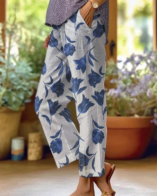 CD | Pantaloni casual imprimați