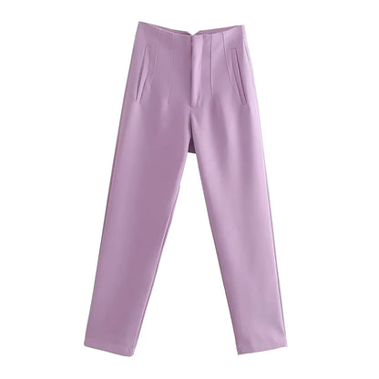 CD | Pantaloni eleganți de birou cu talie înaltă (sezonul 1)