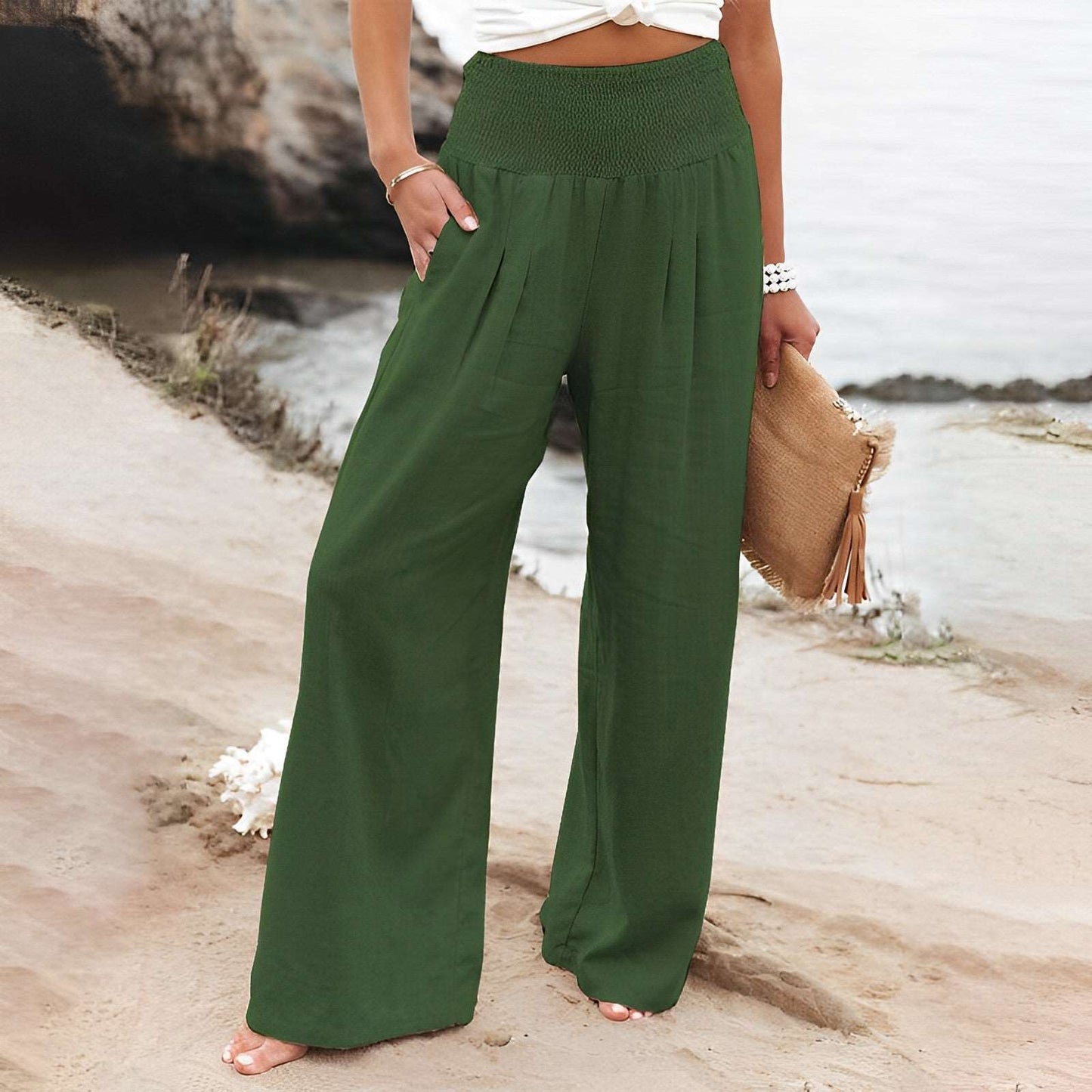 CD | Coll™ Pantaloni cu picior lat