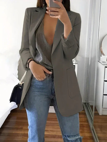 CD | Blazer casual cu liră supradimensionată
